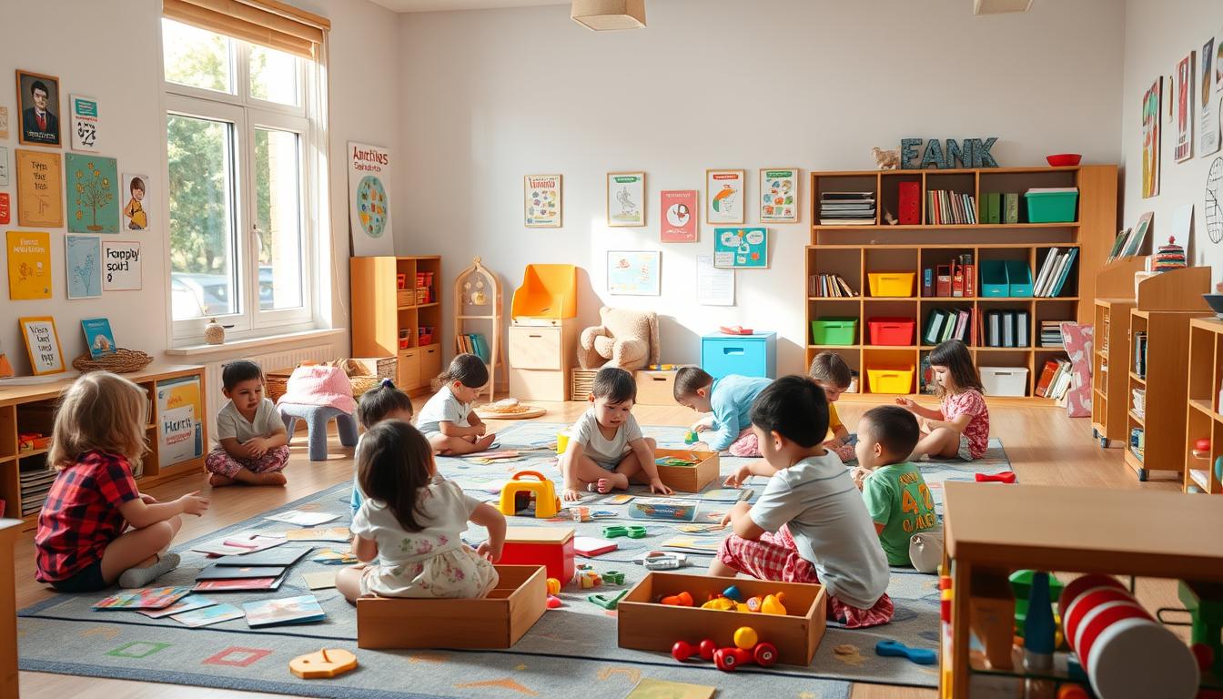 crianças na escola